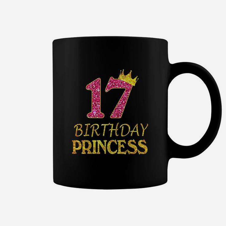 Crown 17Th Birthday Princess Girl 17 Years Old Gifts Coffee Mug