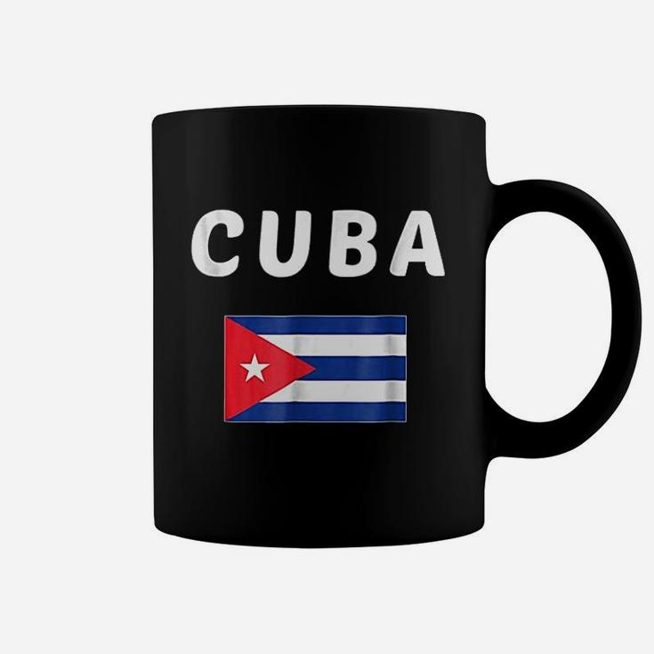 Cuba Cuban Flag Souvenir Gift Cubanos Coffee Mug