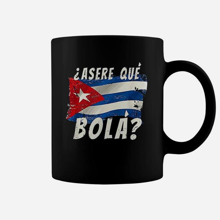 Cuban Flag Funny Cuba Miami Saying Spanish Greeting Coffee Mug