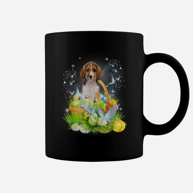 Cute Beagle Dog Pet Hunting Egg Tree Bunny Easter Day Coffee Mug