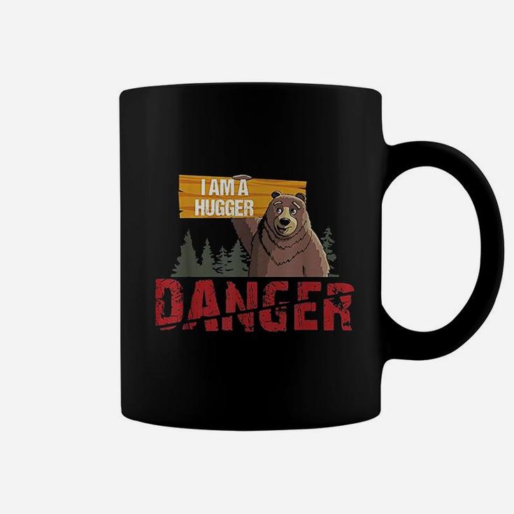 Cute Bear Gifts Danger I Am A Hugger Bears Hug Gift Coffee Mug