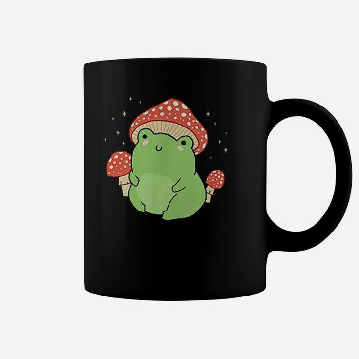 Cute Frog Mushroom Hat Coffee Mug
