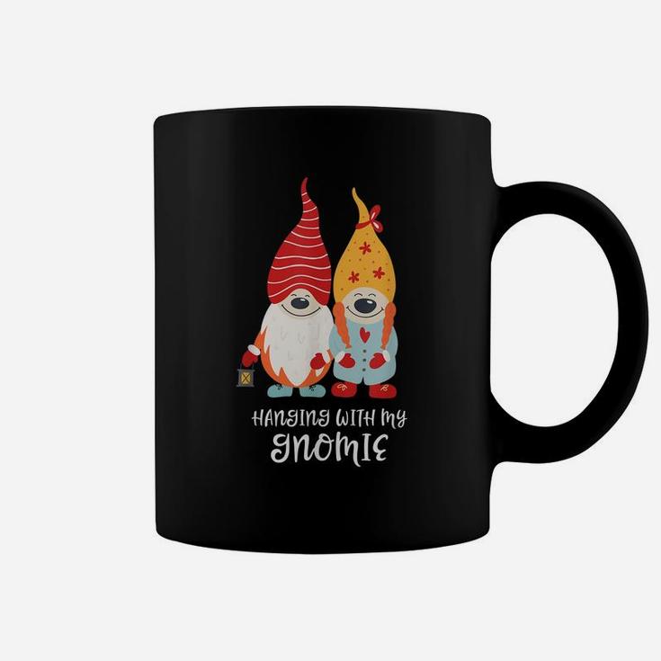 Cute Gnomes Dwarfs - Hanging With My Gnomie Coffee Mug