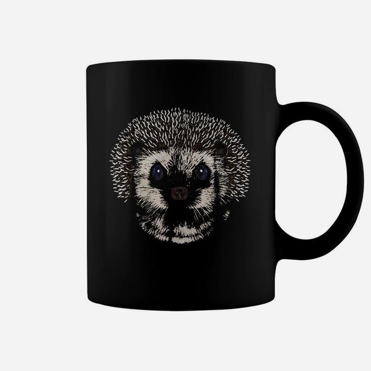 Cute Hedgehog Face Coffee Mug