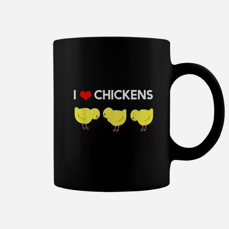Cute I Love Chickens Design Coffee Mug
