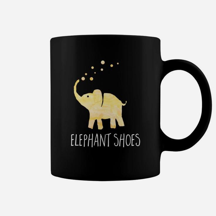 Cute I Love You Elephant Shoes Coffee Mug