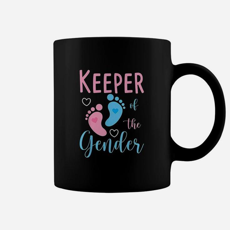 Cute Keeper Of Gender  Baby Reveal Party Idea Coffee Mug