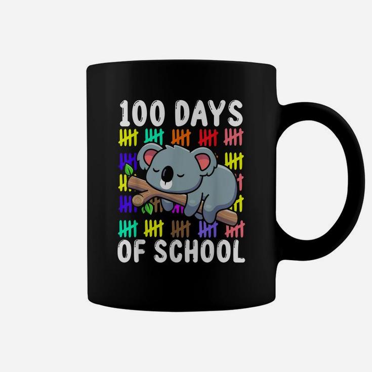 Cute Koala Australia Animal Student Gift 100 Days Of School Coffee Mug
