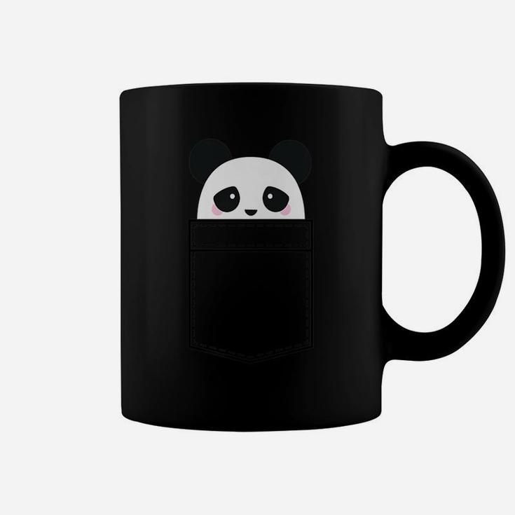 Cute Panda Pocket Shirt Gift For Men Women Coffee Mug