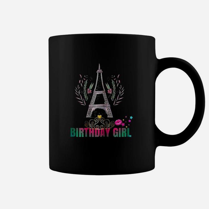 Cute Paris Birthday Girl Party Eiffel Tower Outfit Coffee Mug