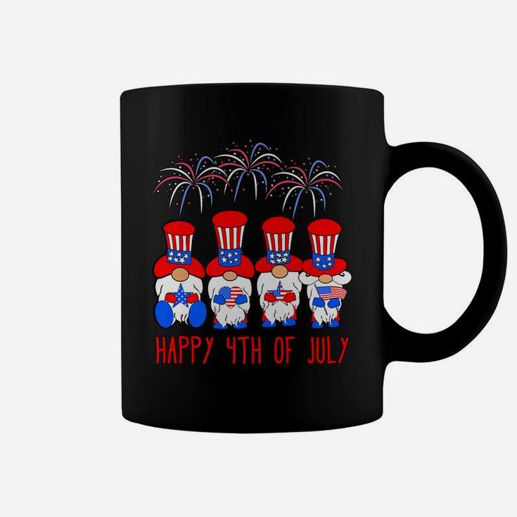 Cute Patriotic Gnomes American Happy 4Th Of July Coffee Mug