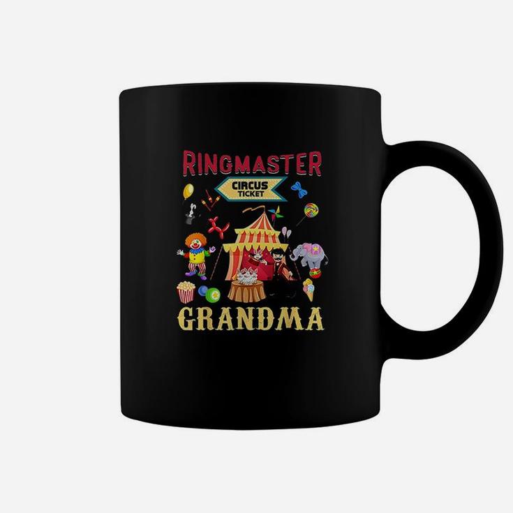 Cute Ringmaster Grandma Circus Carnival Theme Party Coffee Mug