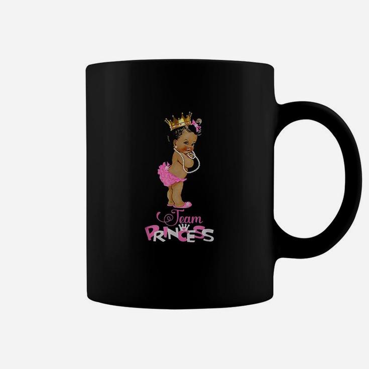 Cute Team Princess Ethnic Team Girl Baby Gender Reveal Coffee Mug