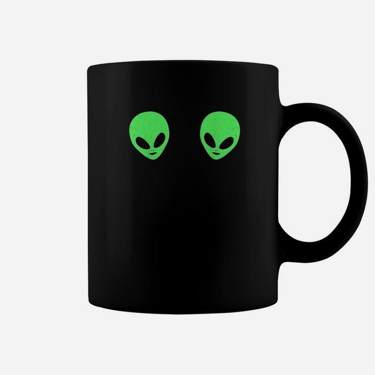 Cute Women Head Alien Bobs Im Really An Alien Coffee Mug