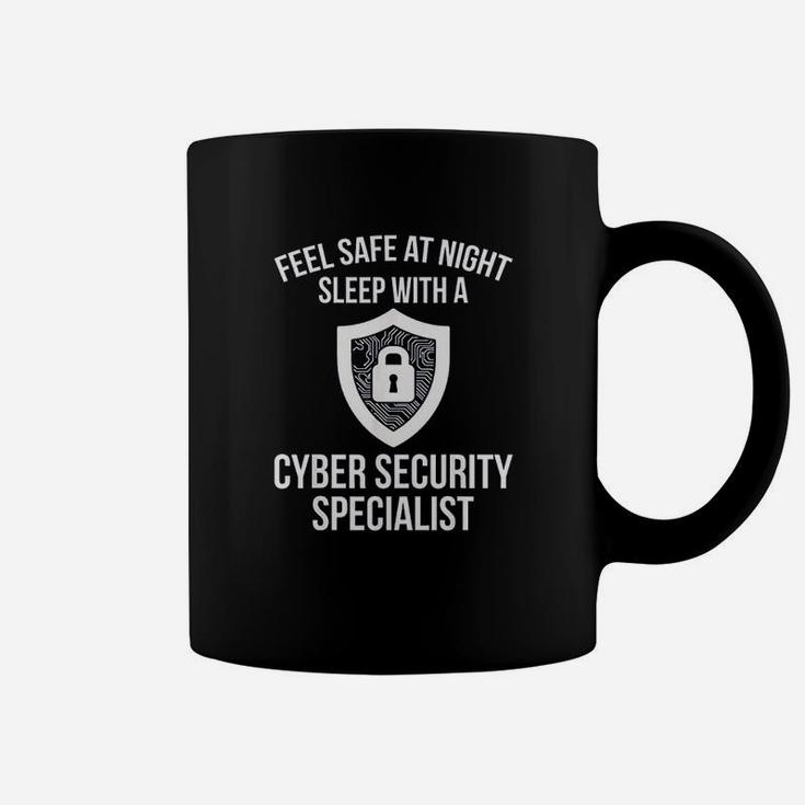 Cybersecurity It Analyst Safe Night Certified Tech Security Coffee Mug