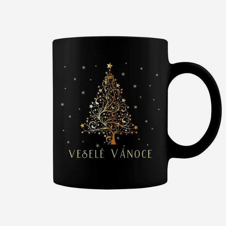 Czech Republic Christmas Tree Ornament Decoration Star Xmas Coffee Mug