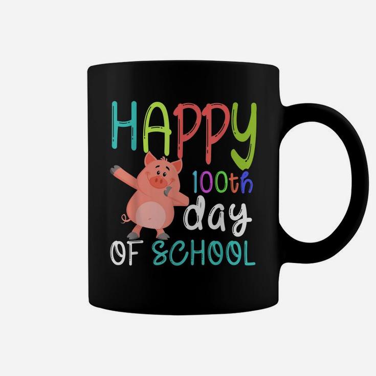 Dab Pig Cute Farm Animal Happy 100Th Day Of School Coffee Mug