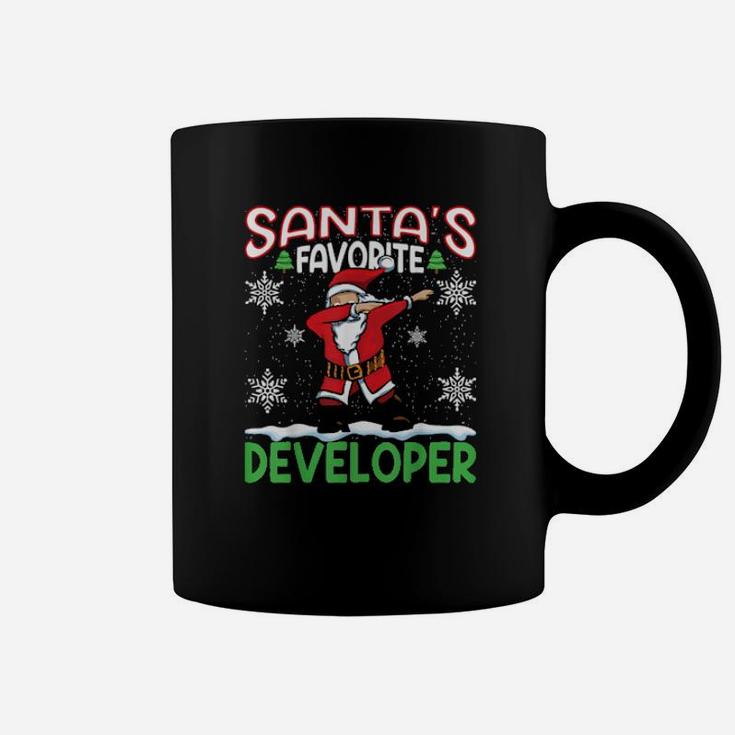 Dab Santas Favorite Developer Christmas Santa Dabbing Coffee Mug