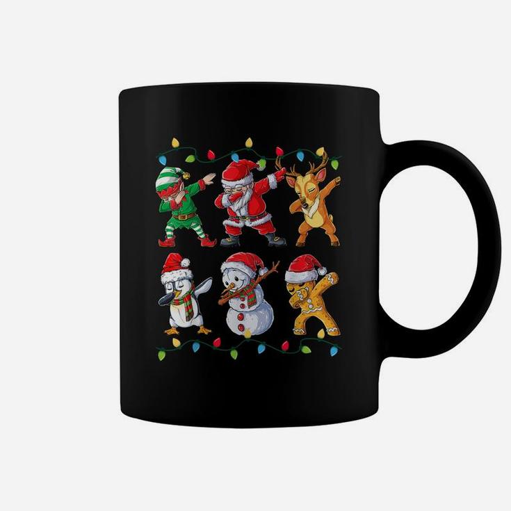 Dabbing Santa Elf Friends Christmas Kids Boys Men Xmas Gifts Sweatshirt Coffee Mug