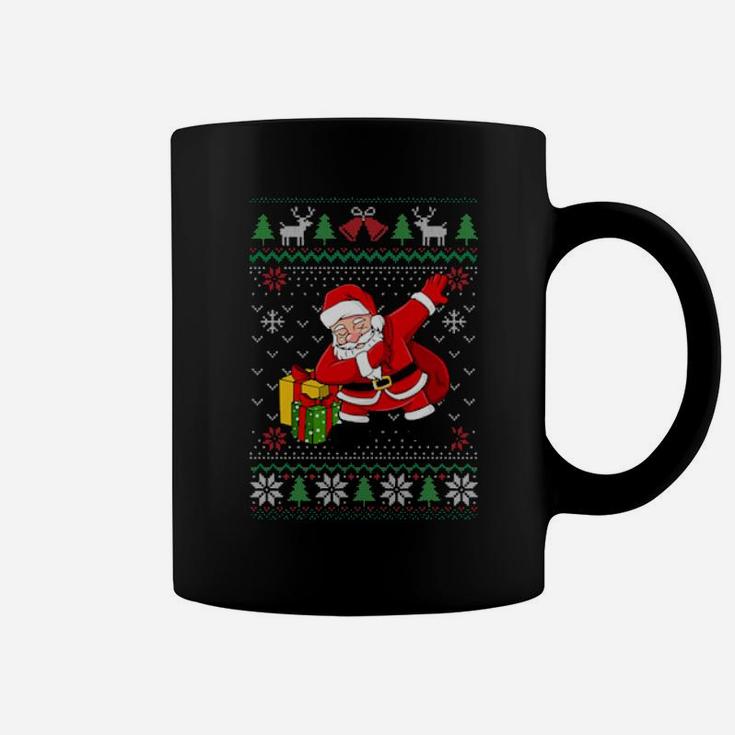 Dabbing Santa With Gifts Coffee Mug