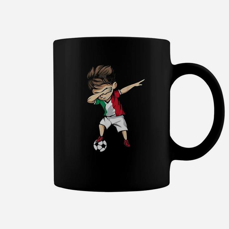 Dabbing Soccer Boy Italy Jersey Coffee Mug