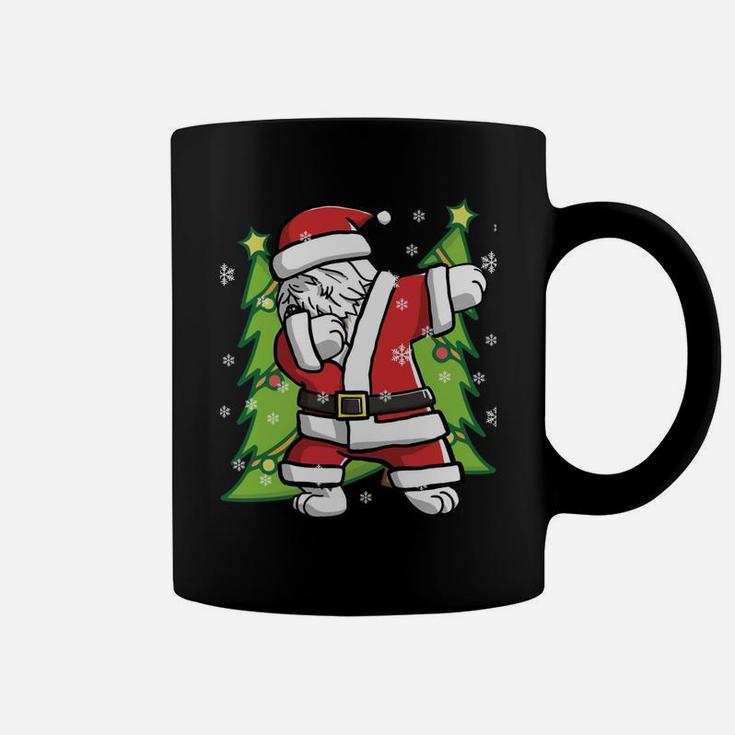 Dabbing Through The Snow Old English Sheepdog Dog Christmas Sweatshirt Coffee Mug