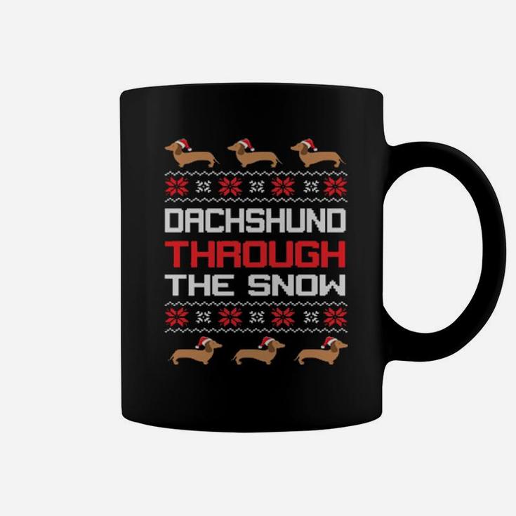 Dachshunds Through The Snow Coffee Mug