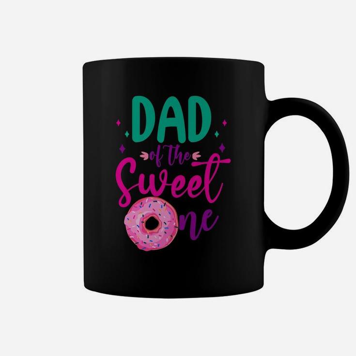 Dad Of Sweet One 1St Birthday Party Matching Family Donut Coffee Mug
