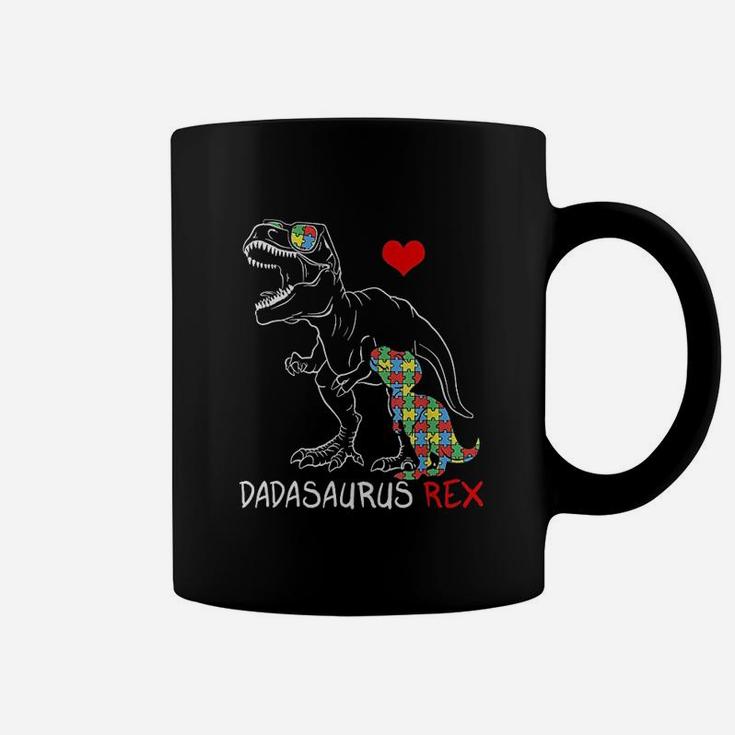 Dadasaurus Daddy Rex Awareness Proud Dad Fathers Day Coffee Mug