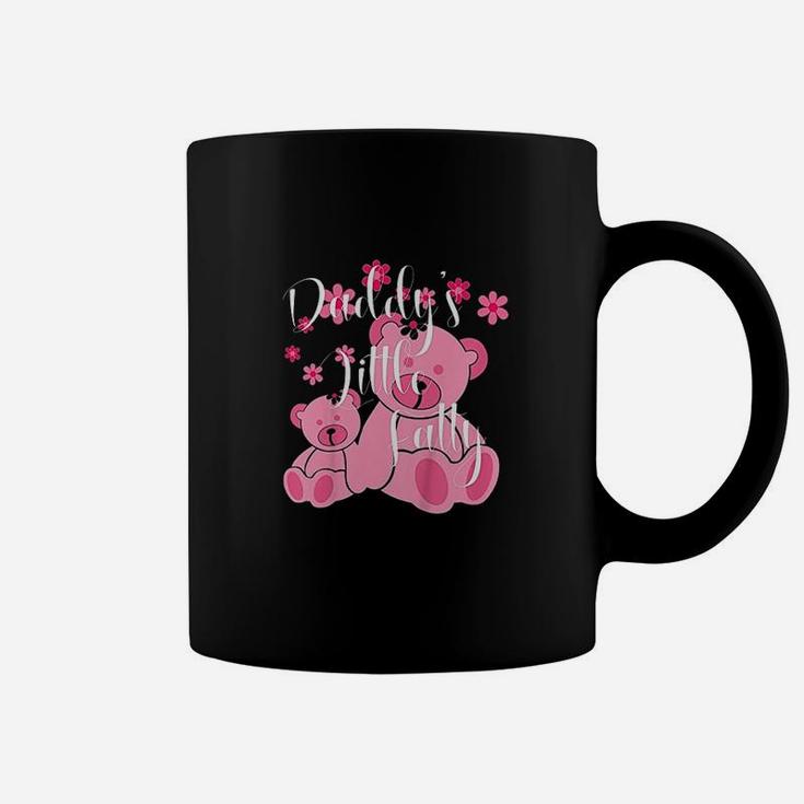 Daddy Little Fatty Cute Pink Bears Father Daughter Decor Coffee Mug