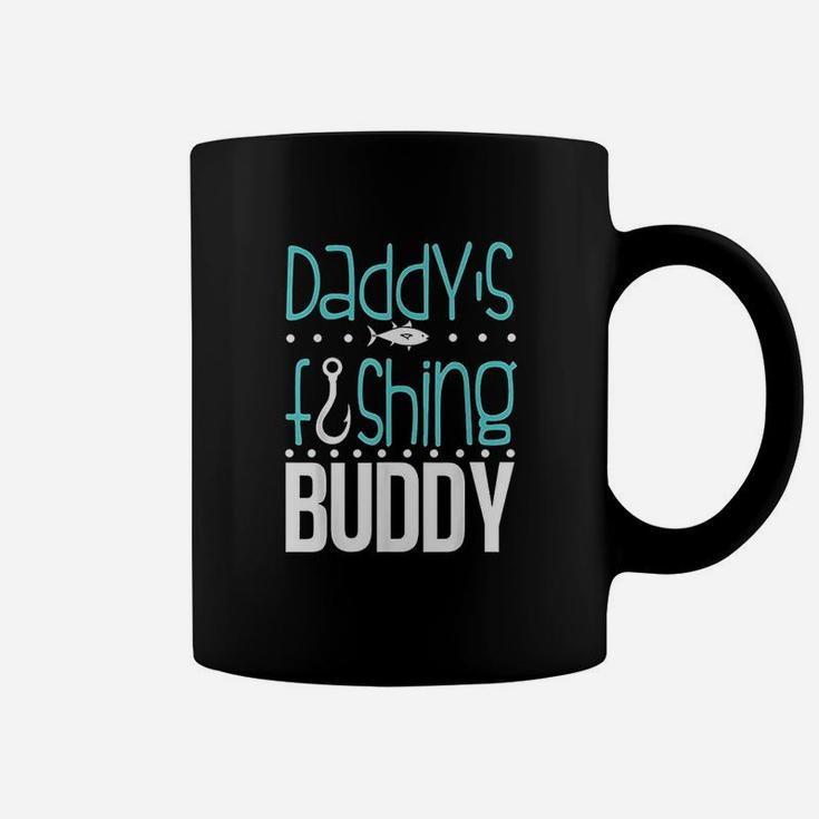 Daddys Fishing Buddy Funny Father Kid Matching Coffee Mug