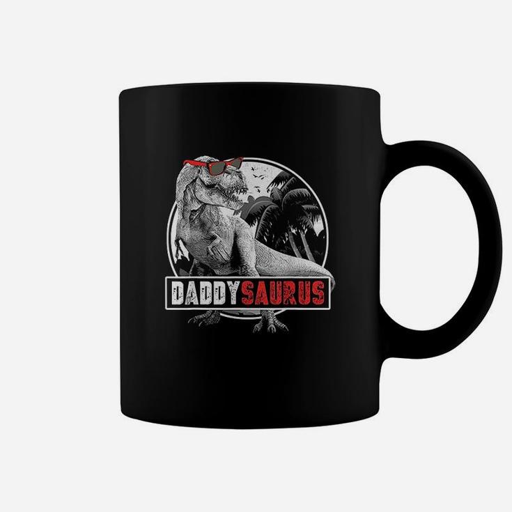 Daddysaurus Fathers Day Gift Trex Dad Dinosaur Coffee Mug