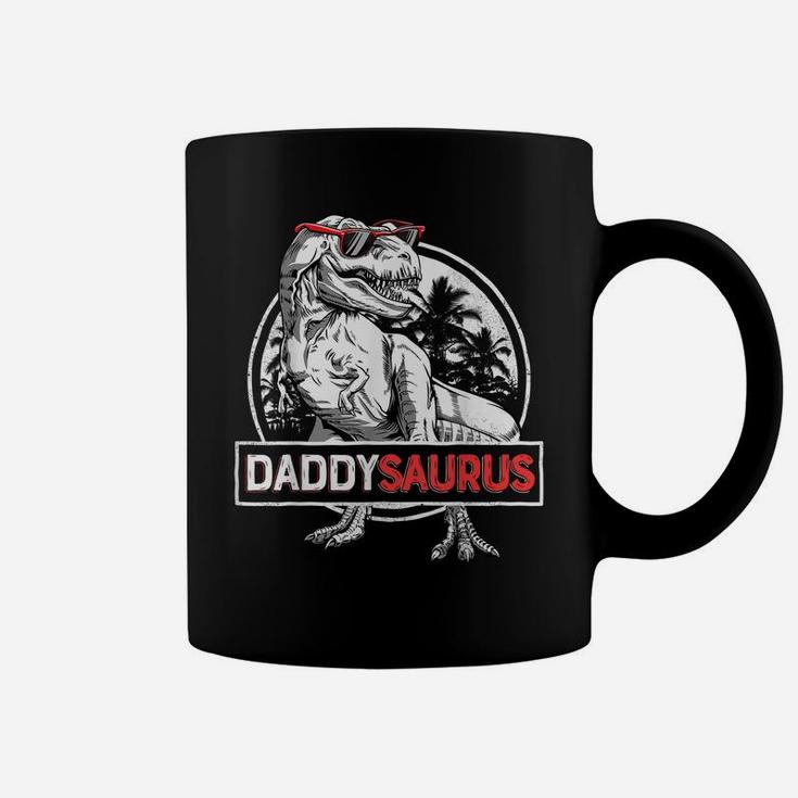Daddysaurus T Shirt Fathers Day Gifts T Rex Daddy Saurus Men Coffee Mug