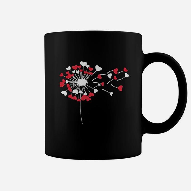 Dandelion Plus Women Valentines Day Heart Coffee Mug