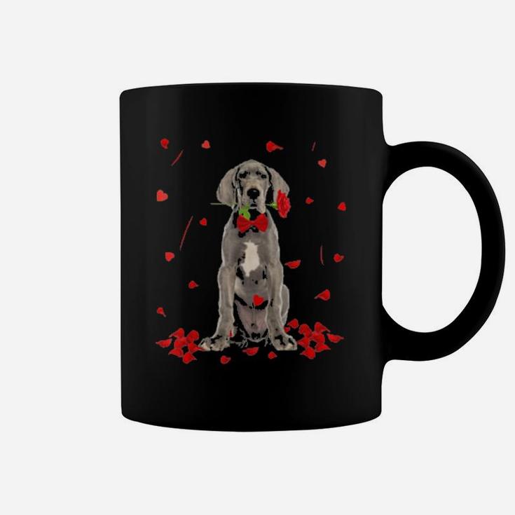 Dane Dog Valentines Day Coffee Mug