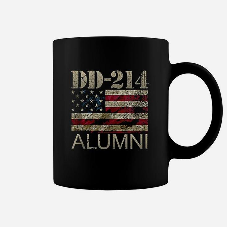 Dd-214 Army Alumni Vintage American Flag Coffee Mug