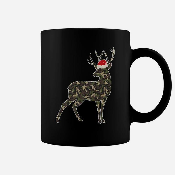 Deer Lover Christmas Camouflage Santa Hat Xmas Gift Coffee Mug