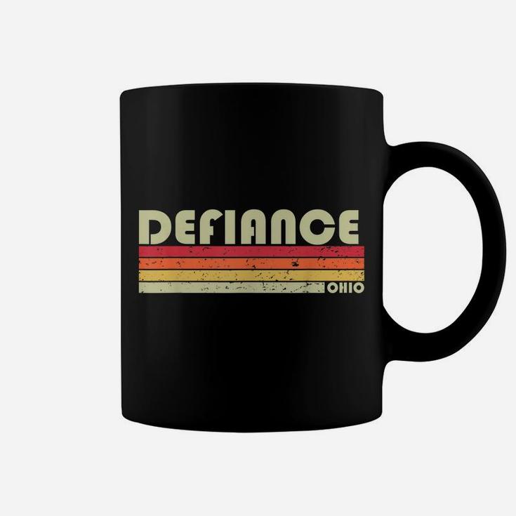 Defiance Oh Ohio Funny City Home Roots Gift Retro 70S 80S Coffee Mug