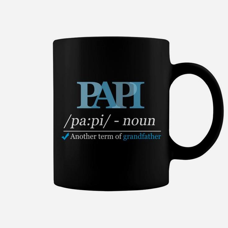 Definition Papi Funny Grandpa Dad Fathers Day Christmas Gift Coffee Mug