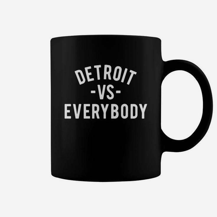 Detroit Vs Everybody - Mens Premium T-shirt Coffee Mug