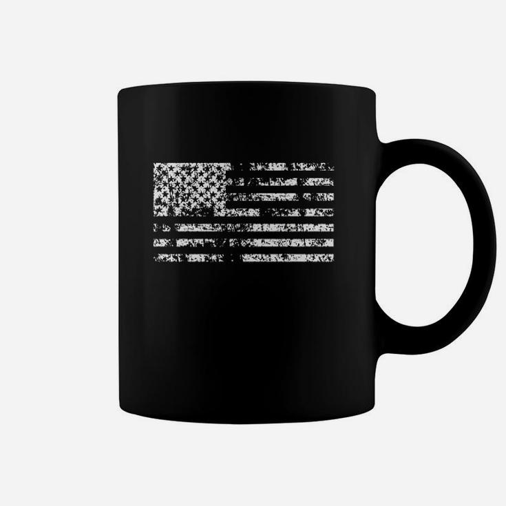 Distressed American Flag Patriotic July 4Th Coffee Mug