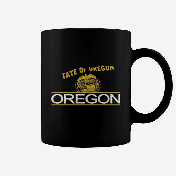 Distressed Oregon Coffee Mug