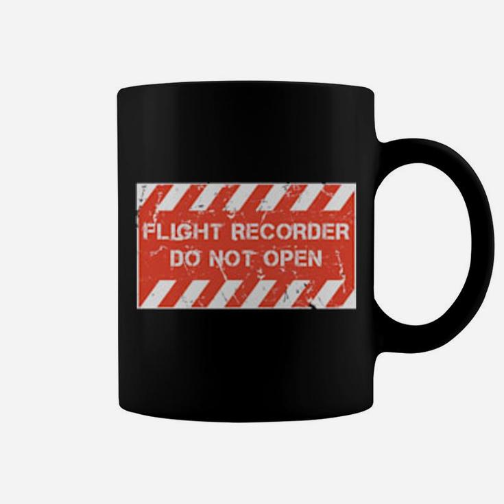 Distressed Pilot Aviation Flight Recorder Do Not Open Coffee Mug