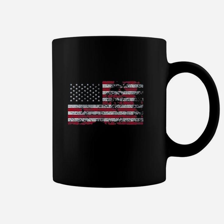 Distressed United States Flag Modern Fit Coffee Mug