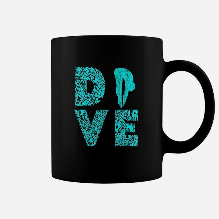 Dive Springboard Diver Diving Board Coffee Mug