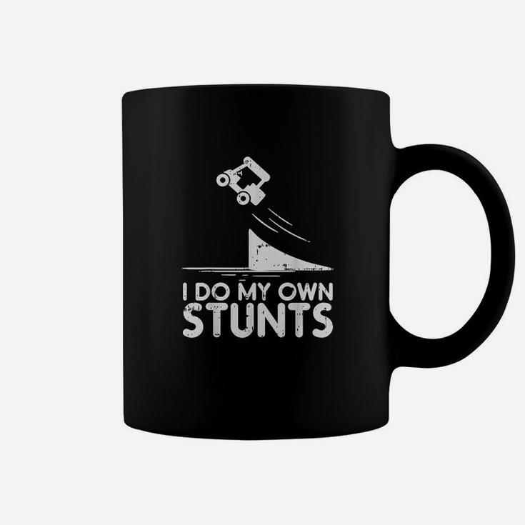 Do My Own Stunts Golf Cart Funny Broken Bone Driver Gift Coffee Mug