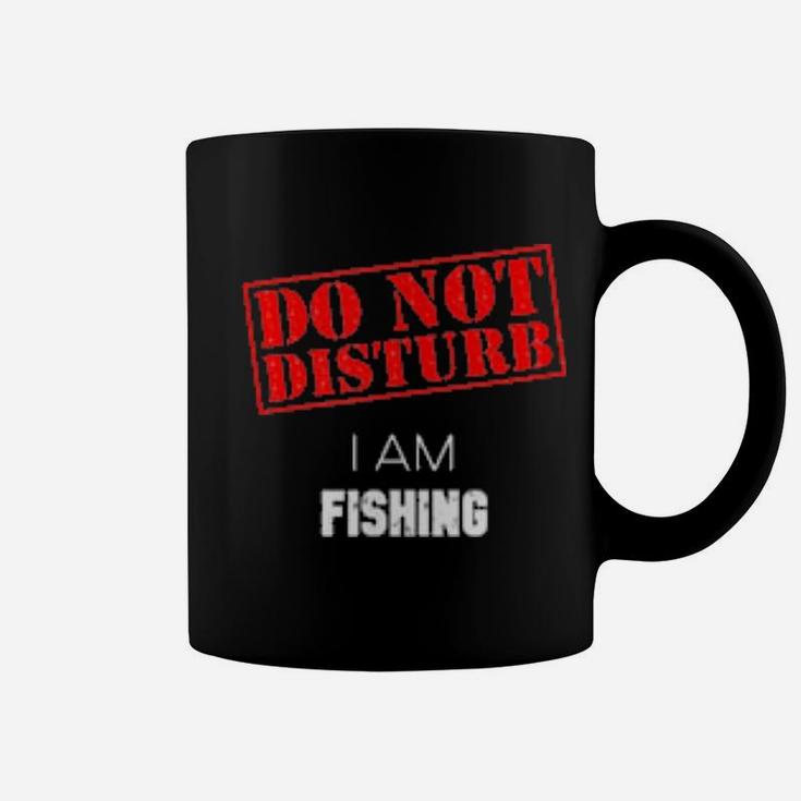 Do Not Disturb I Am Fishing Coffee Mug