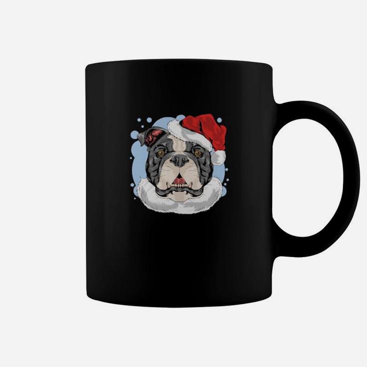 Dog Bulldog Of Santa Coffee Mug