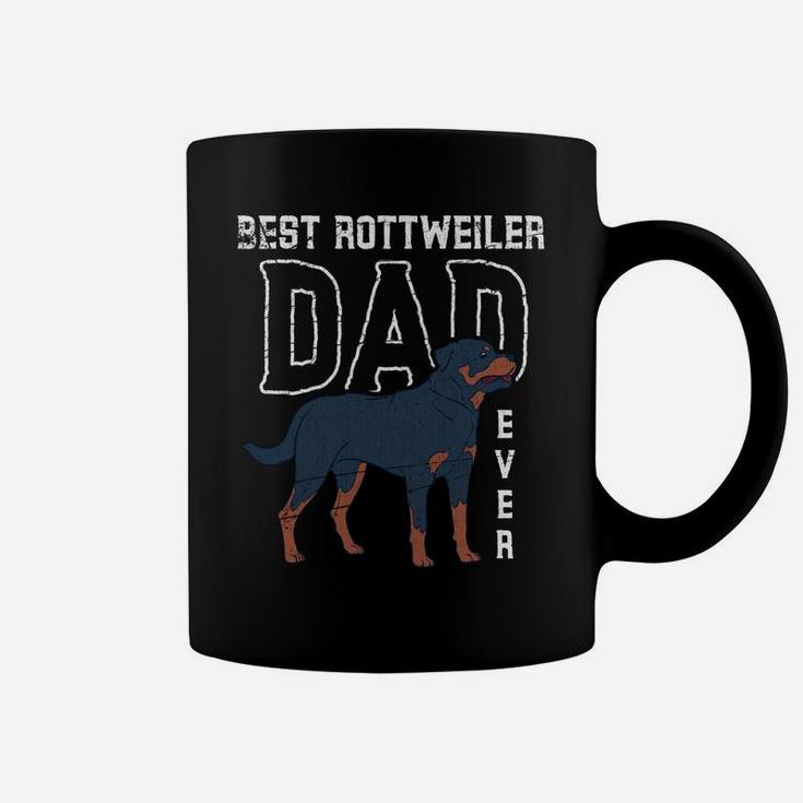 Dog Lover Rottie Dad Fathers Day Pet Animal Dad Rottweiler Coffee Mug