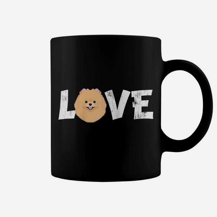 Dog Mom Dog Dad Pomeranian Spitz Dog Pet Lover Raglan Baseball Tee Coffee Mug